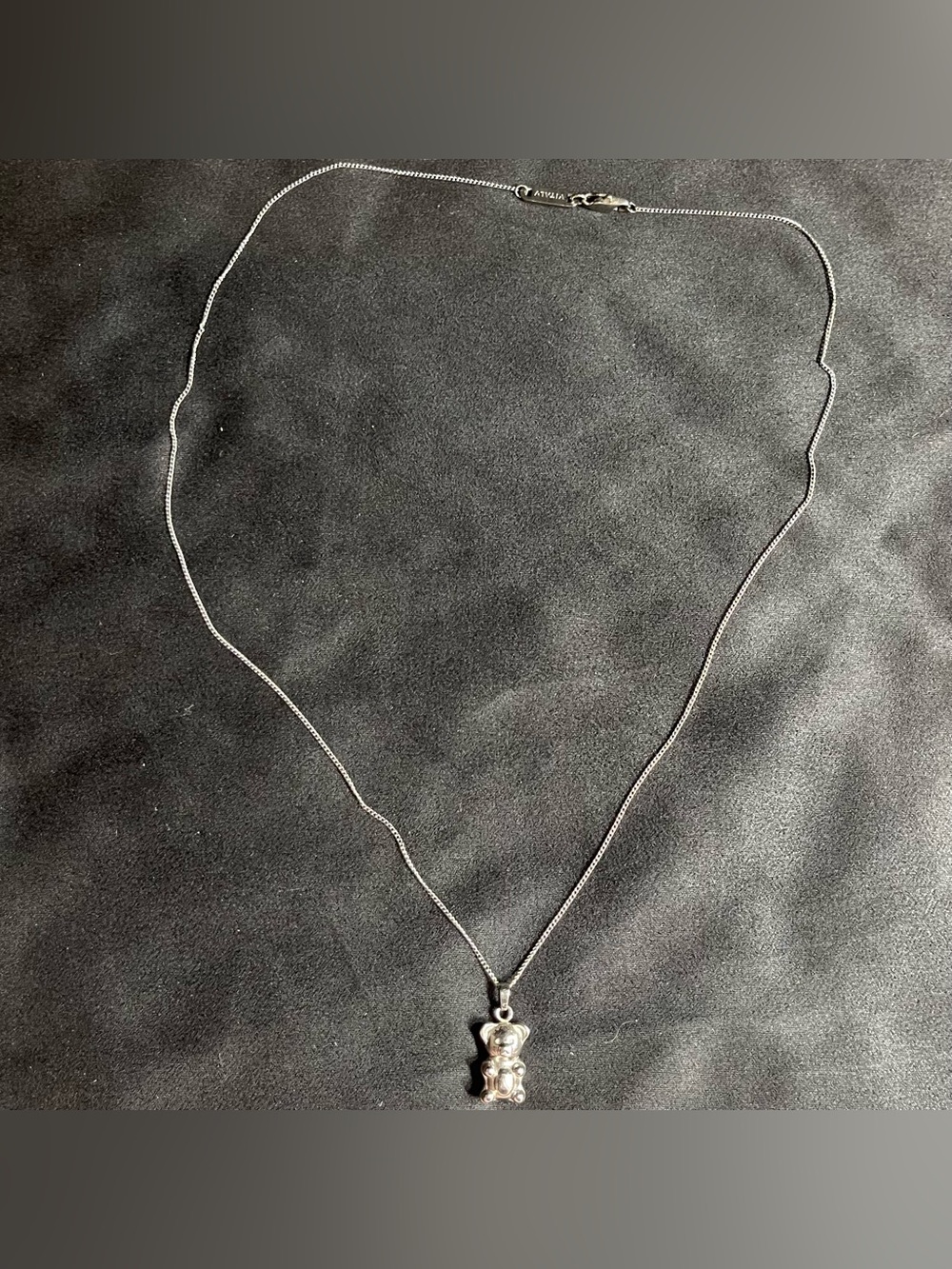 Vitaly Gummy Bear Silver Stainless Steel Necklace Minimalist Streetwear